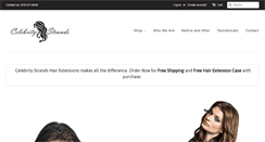 Desktop Screenshot of celebritystrands.com